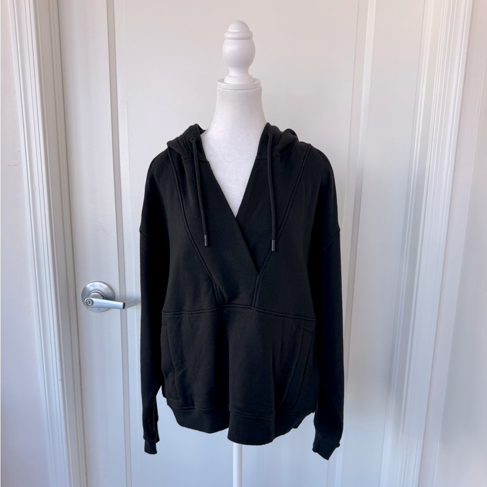 UGG Women's Adryann Hoodie Sweater Black Size Medium